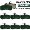 BUCKLOS Pastiglie freno a disco idraulico in ceramica per SHIMANO D02S N03A 1/2/4/6/8/10 paia Pastiglie freno MTB Pastiglie freno a disco resistenti all'usura