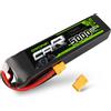 OVONIC Batteria LiPo 3S 50C 5000 mAh 11,1 V con connettore XT60 per RC Auto Barca Camion Quadcopter Elicottero Multi-Motore Hobby Parti fai da te