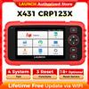 LAUNCH LANCIO X431 CRP123X Strumenti diagnostici per auto OBD2 Scanner Obd2 Motore ABS Airbag SRS AT Lettore di codici Aggiornamento gratuito Strumenti automobilistici