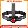 Sofirn HS21 2000lm EDC Lampada frontale 18650 USB C Torcia ricaricabile SFT40 Potente faro con interruttore a infrarossi