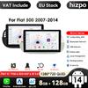 HIZPO 4G 9 pollici 2Din Android Car Multimedia Player per FIAT 500 navigazione GPS Carplay Auto Radio RDS DSP Stereo Video Audio Head Unit