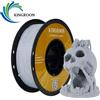 KINGROON Filamento PLA in marmo KINGROON 1,75 mm 1 kg come pietra bianca in marmo FIlament per stampante 3D, bobina in plastica 2,2 libbre Materiale di stampa 3D