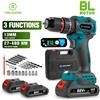 NONE ONEGREEN 1200W 480N.M Torque Brushless Trapano a percussione elettrico 20Gears Cordless Cacciavite Utensili elettrici per Makita 18V Batteria Spille