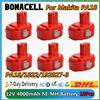 bonacell Per batteria Ni-MH ricaricabile Makita PA18 18V 4000mAh con PA18 1822 1823 1834 1835 192827 -3 192829 -9 193159 -1 193140 -2 Strumenti