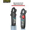 MAXRIENY ACM92 Pinza amperometrica digitale Vero RMS Mini DC AC Corrente Tensione Gamma automatica Temperatura Capacità Ohm Tester Multimetro ACM91