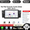 HIZPO 7 ''7862 schermo intelligente 2din Android autoradio lettore Video multimediale per Fiat Grande Punto Linea GPS Nav Carplay 4G RDS BT