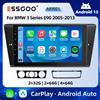 ESSGOO 9" Autoradio Android 13 Carplay/Android Auto Schermo Touch GPS Navigazione BT RDS per BMW Serie 3 E90 E91 E92 E93 2005-2013