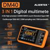 ALIENTEK DM40 Multimetro Digitale 3 in 1 con Oscilloscopio a 50M Campioni/Secondo, Generatore di Segnale e Misuratore di Tensione/Diodi, Strumento Portatile da 60000 Conti