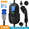 AFEEV Type2 IEC 62196-2 Caricatore EV portatile 7.2KW 32A Wallbox monofase EVSE Cavo di ricarica veloce APP WiFi Telecomando Bluetooth