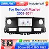 OSSURET 360 fotocamera Android13 Autoradio per Renault Master 2003-2011 Car Multimedia GPS Payer Carplay RDS 2Din 4G Autoradio 7862