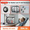 Yoopai Copertura per Stampante 3D Bambu Lab A1 Mini con Luce LED e Temperatura Costante, Dimensioni 46*46*55 Cm