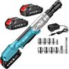 SEESII 21V Cordless 3/8 "Chiave a cricchetto elettrica 90NM Chiave elettrica 3" Chiave a cricchetto estesa 200 giri/min Strumenti di riparazione auto di potenza
