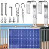 CP-SETUNO Gancio per staffa per balcone fotovoltaico per pannello solare 2 pezzi/set Gancio per pannello solare, staffa di montaggio per pannello solare