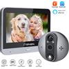 iTenen Smart Life House 2.4G Wifi Wireless Door Peepholes Campanello 3MP Tuya Samrt Door Eye con telecamera Anello campanello Campanello di rilevamento PIR