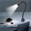 NONE Lampada da lavoro per macchine utensili da 5 W, luce a LED flessibile, luce per tornio con base magnetica adatta per fresatrici, torni, trapani