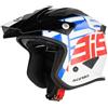 ACERBIS Casco Jet Acerbis Aria Off-Road Trial Bianco Blu Rosso 22.06