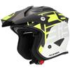 ACERBIS Casco Jet Acerbis Aria Off-Road Trial Bianco Nero Opaco Giallo 22.06
