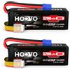 HOOVO Batteria LiPo HOOVO 6S 5200mAh RC 22.2V 60C con spina EC5 per aereo RC Elicottero RC Allineare aereo Hobby 2 confezioni