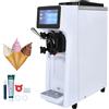 SucceBuy VEVOR Macchina per Gelato Commerciale, Produzione 10 L/H, Macchina per Gelato Soft da Banco Monogusto 900 W, Tramoggia 4 Litri, Cilindro 1,6 Litri, per Snack Bar Ristorante