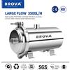 BROVA 0,01μm Filtro per l'acqua di ultrafiltrazione PVDFSistema UF per tutta la casa Membrana riutilizzabile 5 anni Uso domestico/Commerciale 3500L/H
