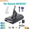 powtree YH5 21.6V 6500mAh Batteria di ricambio per Dyson V8 Absolute Fluffy Pro Animal Motorhead SV10 21700 Batteria Aspirapolvere