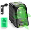 Huepar BOX-1G Osram Livello Laser Verde Autolivellante 130 ° /150 ° Utensili laser a livello orizzontale e verticale con modalità impulso