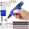 DayPlus Nuovo utensile rotante multiuso con luce a LED, mini utensile rotante a batteria Regolazione a 5 velocità 3000/6000/9000/12000/18000 RPM