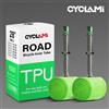 CYCLAMI 2 pezzi CYCLAMI 38g camera d'aria ultraleggera per bici 700 X18 23 25 28 materiale TPU per bicicletta da strada pneumatico lunghezza 60mm valvola francese super leggera