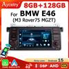 Aycetry Autoradio 7'' con Carplay Android 15 Wireless per BMW E46 M3 Rover75 MGZT 1998-2006 2 DIN Stereo 4G LTE