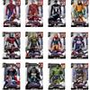 Hot Toys Alta qualità 30 cm Marvel Avenger Toy Thanos Spiderman Iron Man Capitan America Thor Pantera nera Suono e luce Regali per le vacanze