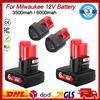 bonacell 3.5ah/6.0ah Per Milwaukee 12V Batteria agli ioni di litio Strumenti Batteria ricaricabile per Milwaukee M12 Avvitatore a percussione Utensili elettrici