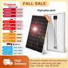 DOKIO Panneau Solaires 18V Panneaux 100WS Pannello solare Pannelli fotovoltaici impermeabili per campeggio/Powerbank/12V Batteria/Campervan