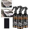 NONE 3 pezzi sigillante per vernice ceramica nano per autoveicoli rivestimento per auto riparazione lucidante liquido spray idrofobico accessori per dettagli auto