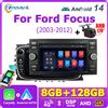 naviunit Per Ford Focus Mondeo C-MAX S-MAX Galaxy II Kuga Fiesta Fusion kuga Mondeo Galaxy 2 Wireless Carplay Android 14 Auto Autoradio