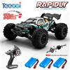Teeggi 16101 /16102 PRO 1:16 Auto RC ad alta velocità con luce LED Drift 70KM/H 4WD RC Off-Road Car Monster Truck Giocattolo per i regali del capretto