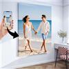 Poster su tela con foto personalizzata da 1 pezzo, poster da appendere personalizzato, poster personalizzato di grandi dimensioni con cornice fai da te (o non), poster personalizzato di tutte le