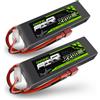 NONE Batteria Lipo OVONIC 2s 50C 2200mAh 7.4V Custodia morbida per batteria Lipo con connettore T stile Dean per RC Evader BX Auto RC Truck RC Trug