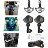 NONE Fendinebbia per moto 2 pezzi | Faretti a LED Fendinebbia Fari aggiuntivi Luci di marcia per BMW R1200GS F800GS F700GS F650FS