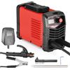 NONE Saldatrice MMA ad arco 300Amp saldatrice elettrica LCD IGBT saldatrice portatile Inverter con portaelettrodo, bacchette e guanti per saldatura