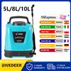 DIVEDEER 5/8/10L Spruzzatore Elettrico Giardino Irrigazione Agricola Spruzzatore Batteria Ricaricabile Disinfezione Pesticidi Dispenser