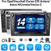 ESSGOO Autoradio ESSGOO Android 14 4+64G con Carplay wireless per Opel Corsa C/D, Astra G/H, Zafira B, Vectra, schermo IPS da 7", GPS, navigazione, Wi-Fi, DAB+, RDS, FM, Bluetooth, USB, SWC, lettore