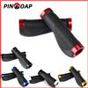 NONE Manopole per manubrio della bicicletta Gomma comoda City Mountain Bike Scooter MTB Morbida copertura del manubrio per ciclismo Estremità serratura in alluminio antiscivolo