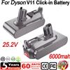 bonacell Batteria di ricambio da 6000mAh per Dyson V11, adattatore 25.2V, accessori compatibili con Dyson V11 versione Click-in SV16 SV17 SV22 SV28 SV29 SV47 970938-01 970425-01