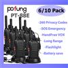 BAOFENG 6/10PCS Pofung PT88E PMR446 Walkie Talkie portatile a 2 vie con funzione di ricarica USB VOX Sin Licencia per escursioni in campeggio all'aperto