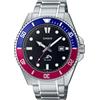 Casio Orologio subacqueo da uomo Casio MARLIN DURO MDV-106DD-1A2 "Pepsi" Marlin Metal Legend 44,2 mm 200 m WR Cinturino in acciaio