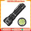 Sofirn SR15 Torcia 4500LM SFT25R Potente luce LED 21700 USB C Ricaricabile 5V/3A Torcia di carica e scarica