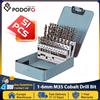 NONE Podofo 51 pezzi M35 punte da trapano al cobalto set per punte da perforazione in metallo temprato e acciaio inossidabile accessori per utensili elettrici