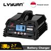 NONE LVYUAN 20A 25A 30A 40A Caricabatteria per batteria al piombo 12V 24V/LiFePO4/AGM/STD/ Gel/EFB con funzione di riparazione a impulsi