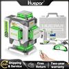 Huepar ZK04CG 16 linee Livello laser a croce 4D 10 ore di funzionamento Batteria agli ioni di litio da 8000 mAh, staffa, custodia rigida e telecomando