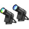 Datewink 2 Pz 30 W RGBW LED Fascio Pinspot Luce Spots DJ Disco Specchio Palla Effetto di illuminazione scenica DMX per KTV Party Natale